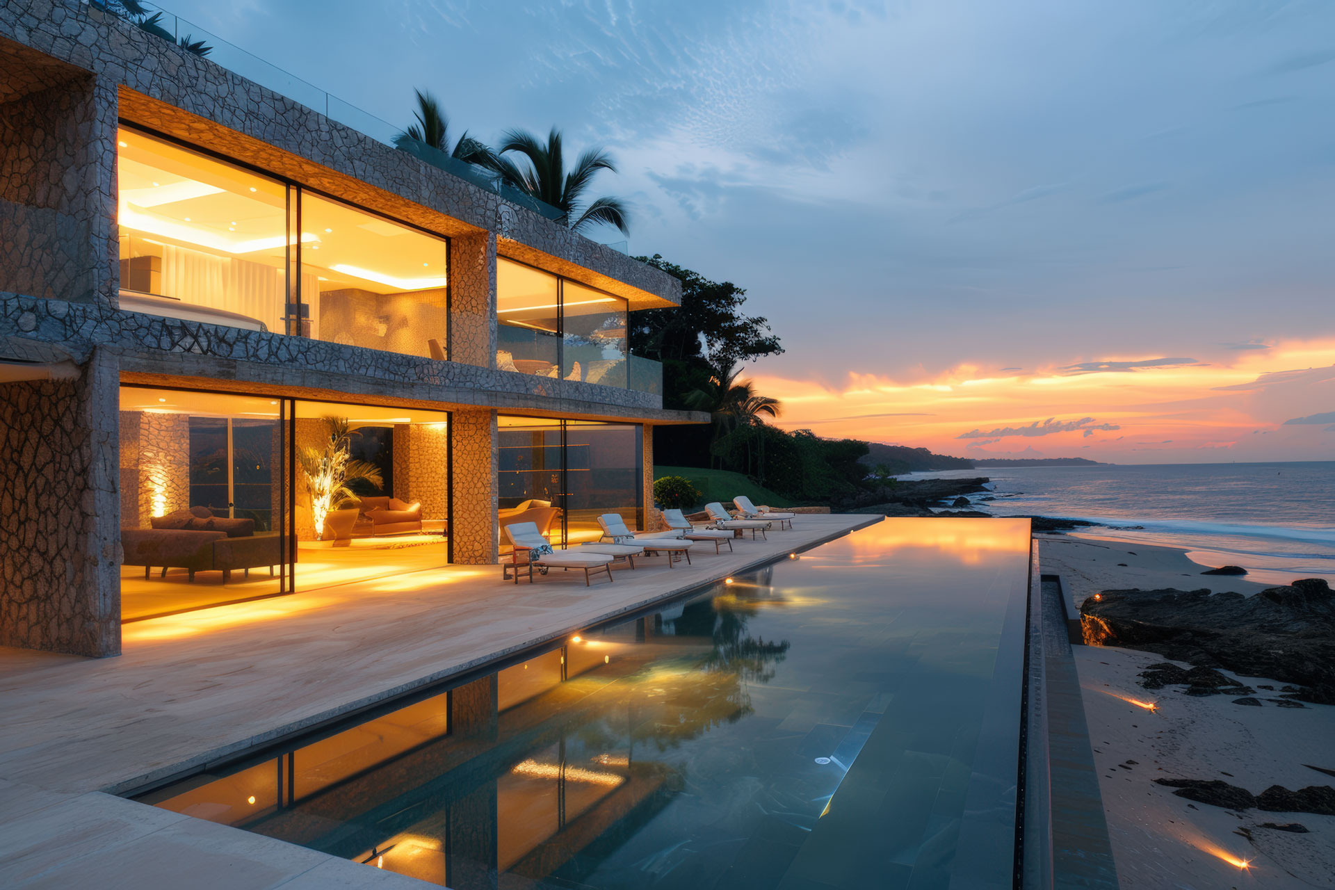 Luxurious Villa Background